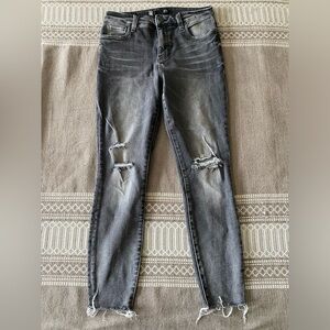 Distressed Kut from the Kloth grey jeans, size 8